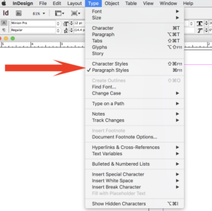 Step 1: How to turn off auto hyphenation in Adobe InDesign CS6