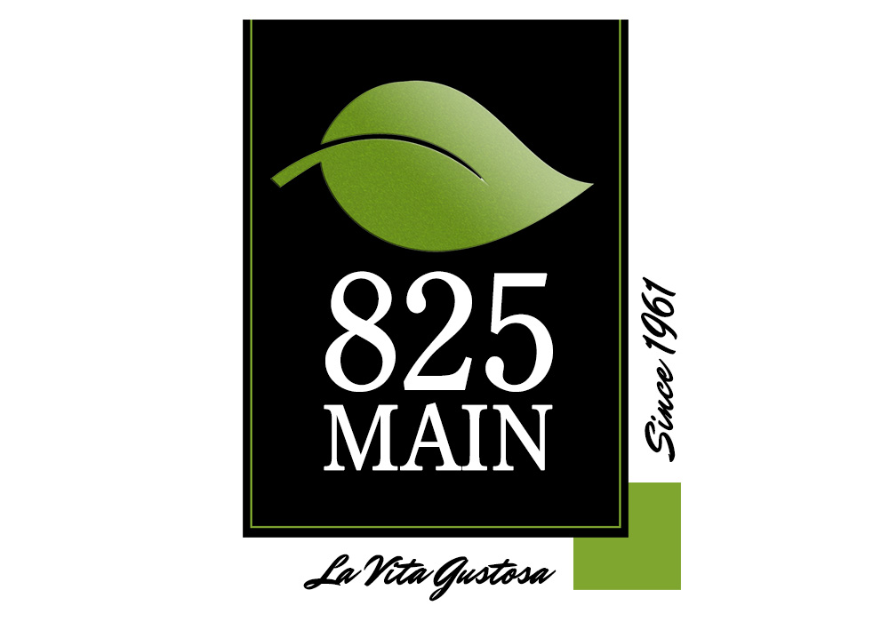 825 Main logo - designed by Trevellyan.biz, Columbia County, NY graphic designer