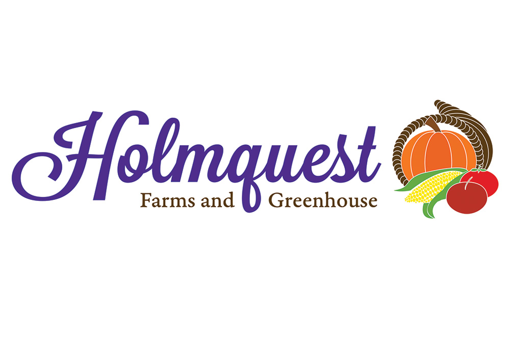 Holmquest Farms and Greenhouse logo - designed by Trevellyan.biz, Columbia County, NY graphic designer