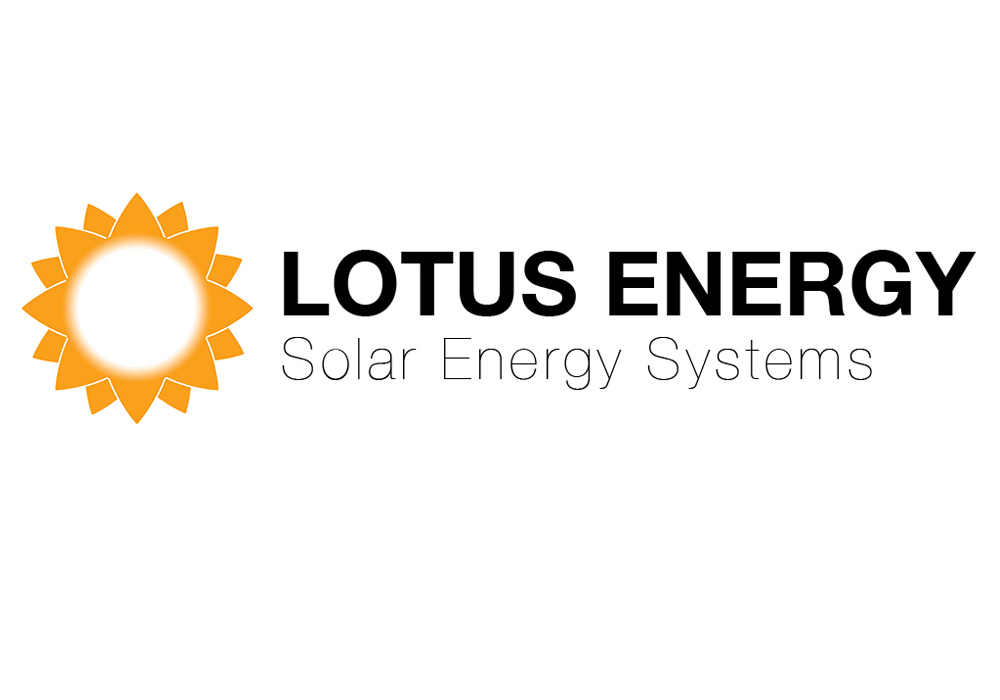 Lotus Energy Solar Energy Systems logo - designed by Trevellyan.biz, Columbia County, NY graphic designer