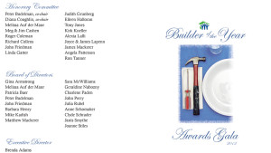 Invitation Design - 2011 Habitat for Humanity of Columbia County Gala Invitation Outside