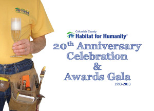 Invitation Design - 2013 Habitat for Humanity of Columbia County Gala Invitation Cover
