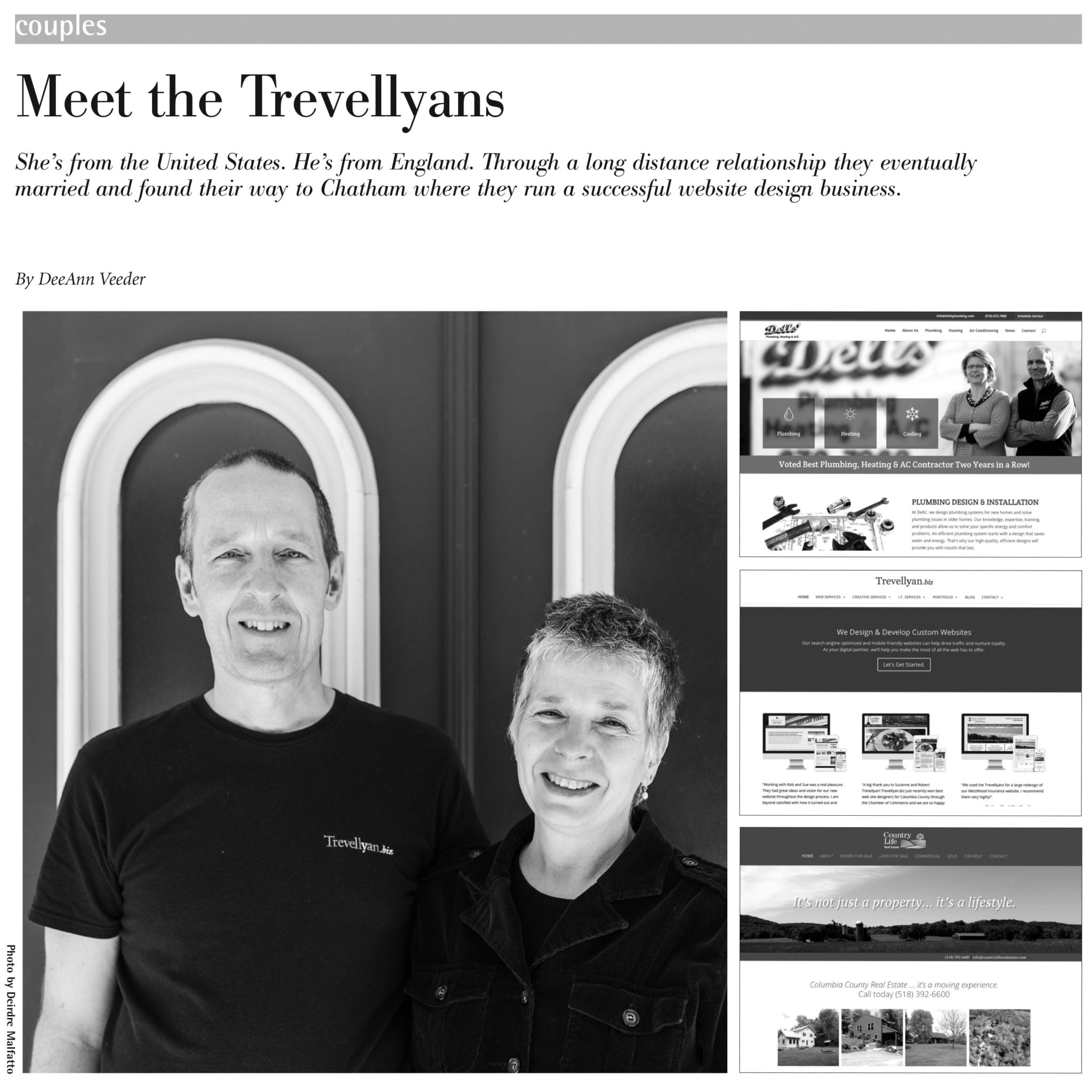 Meet the Trevellyans article from the July 2017 issue of the Chatham Press