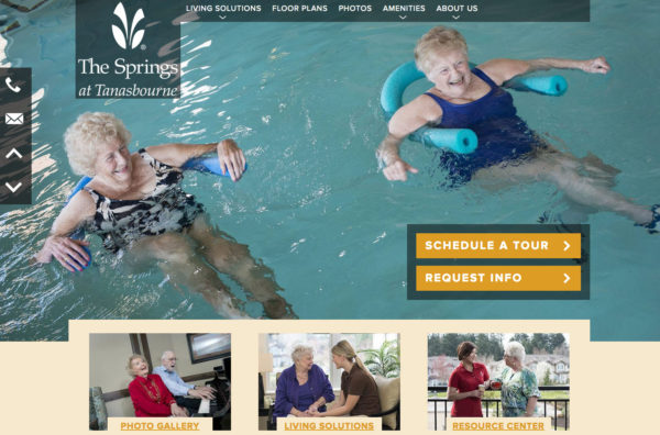 The Springs Assisted Living Website