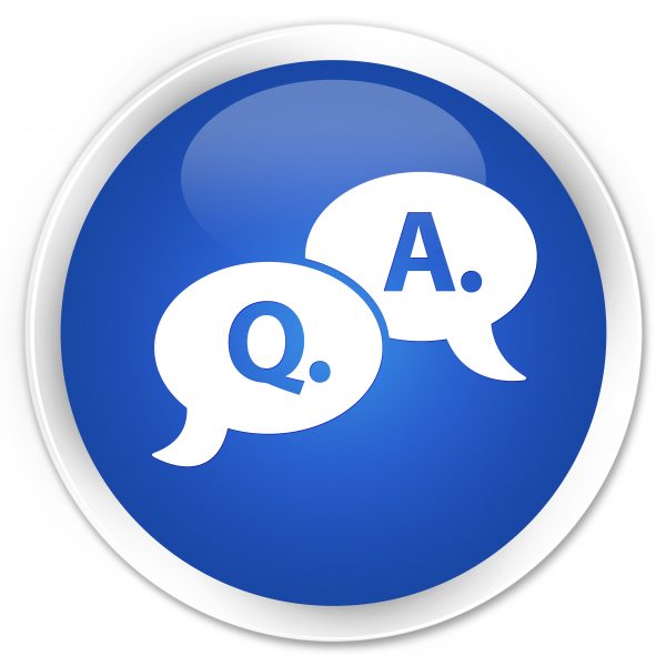 Q&A graphic illustrating FAQs: Frequently Asked Questions