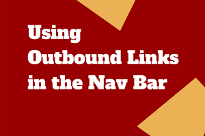 Using Outbound Links in the Nav Bar