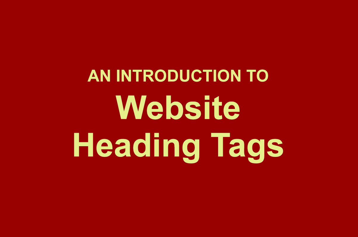 An introduction to website heading tags