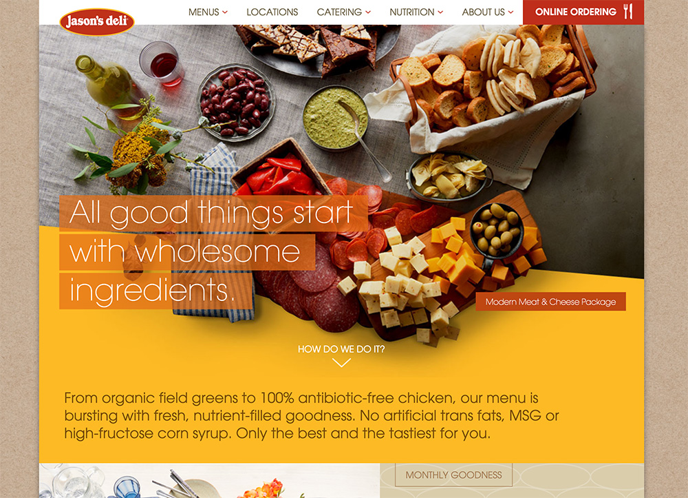 Deli Websites - Jason's Deli